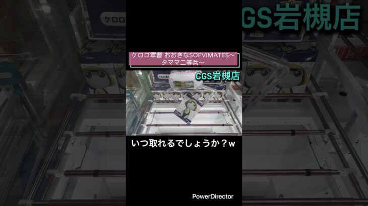 【クレーンゲーム】ケロロ軍曹 おおきなSOFVIMATES～タママ二等兵～　#cgs岩槻店  #クレゲ　#プライズ