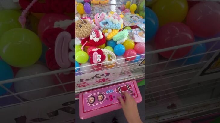 UFOキャッチャーminiが3台横並びになってる激アツなゲームコーナーでプレイ！　#UFOキャッチャー　#クレーンゲーム　#レトロゲーム　#レトロゲーセン　#平成レトロ