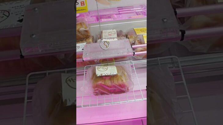 万代書店山梨本店のクレーンゲームのリング台でデニッシュの景品を３本ゲット #shorts