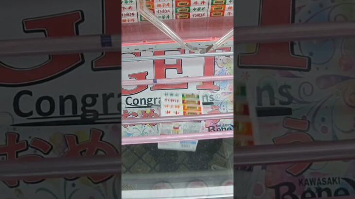 ベネクス川崎店のクレーンゲームでチーズケーキとワッフルの景品をゲット #shorts