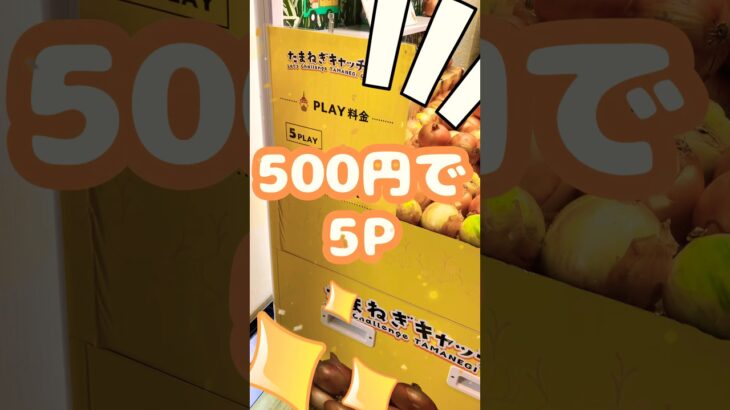 タマネギゲットだぜ。 #shortvideo #おすすめ #ゲームセンター #ufoキャッチャー #新台 #クレーンゲーム #レトロ