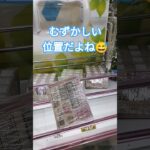 重いし位置悪いし… #クレーンゲーム #クレーンゲーム景品 #ゲームセンター #クレーンゲーム攻略 #ufoキャッチャー #ゲーセン #shorts