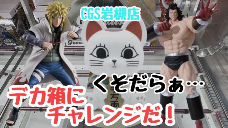 【クレーンゲーム】デカ箱に挑戦だ！くそだらぁ！！