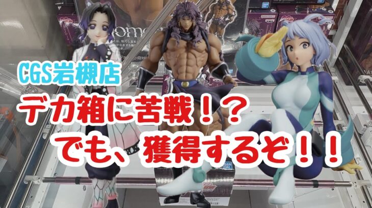 【クレーンゲーム】デカ箱にやはり苦戦！？でも、可愛いから取る！！