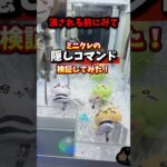 クレーンゲームの隠しコマンドを検証してみた！【裏技】