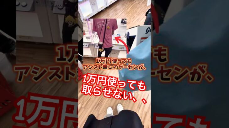 【ゲーセン】1万円使っても取らせないゲーセンがヤバすぎた、、(クレーンゲーム)