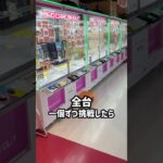 ギネス記録を持つゲーセンでフック設定全台1プレイずつ挑戦したらまさかの結果に、、、 #shorts #クレーンゲーム #ufoキャッチャー #ゲーセン #ゲームセンター #arcade
