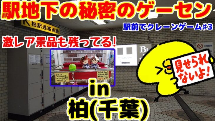【駅前でクレーンゲーム♯3】駅地下に、とんでもないゲーセンが! まさかのレア景品も残っていた!