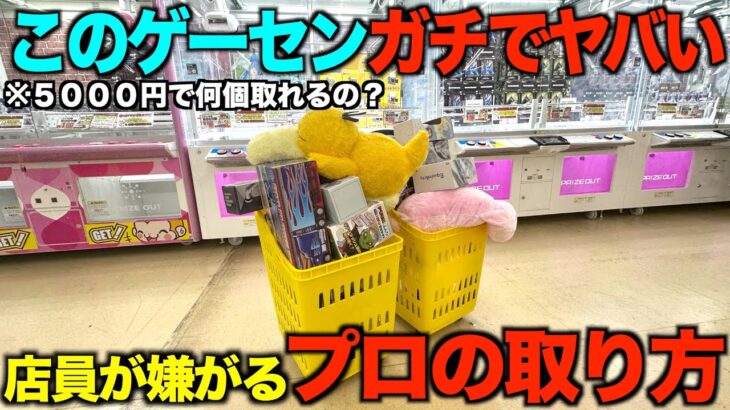 【クレーンゲーム】5000円で何個取れるの？知らないと損するテクニック！大赤字確定の取り方を完全手順化しました！ゲーセンではこう取れ！完全攻略！解説！