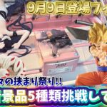 【クレーンゲーム】9/9登場の新景品5種類狙ってみたらいい感じだった？！👊🏻🔥