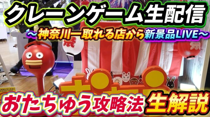 [クレーンゲーム配信]おたちゅう相模原店で新景品攻略！注目はフリーレンAMP！