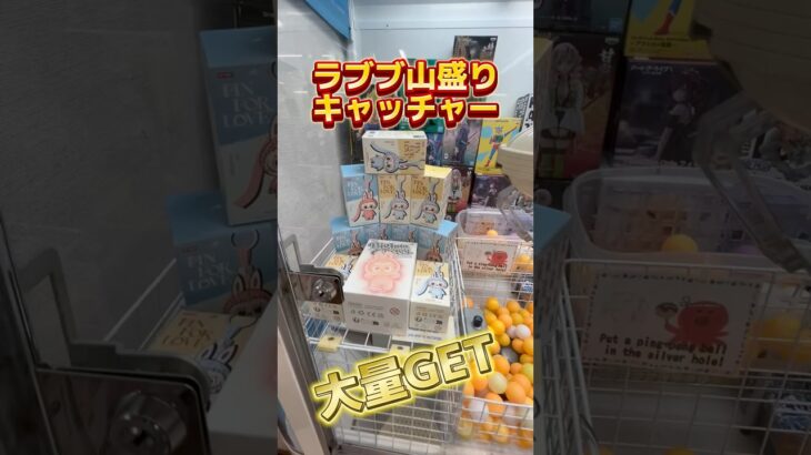 業界騒然の設定！？山盛りラブブGETします！！ #ufoキャッチャー #クレーンゲーム#日本夾娃娃 #clawmachine #clawplayer #clawclan#POPMART#ラブブ