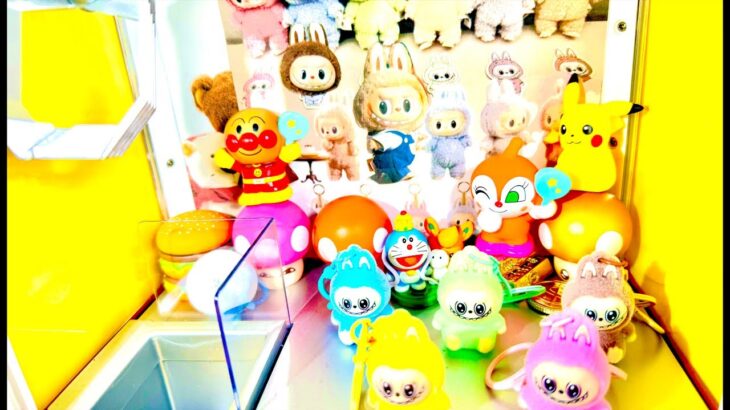 クレーンゲーム  らぶぶ　らぶぶ景品　LABUBU　UFOキャッチャー　おもちゃ　景品 　アニメ　ドラえもん　ドラゴンボール　呪術廻戦　ポケモン　ヤキソバ　スシ　鬼滅の刃　@HikatinnTV