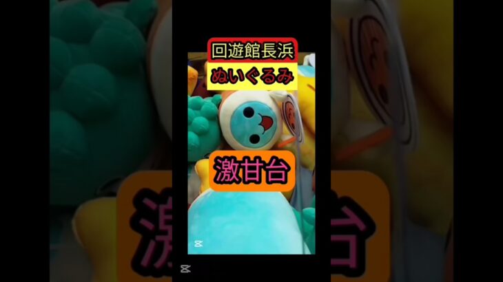 【パワーMAX！】回遊館長浜クレーンゲーム化クレーンゲームぬいぐるみを狙う！クレーンゲーム景品が取れすぎてやばい【クレーンゲーム】#回遊館 #回遊館長浜 #クレーンゲーム