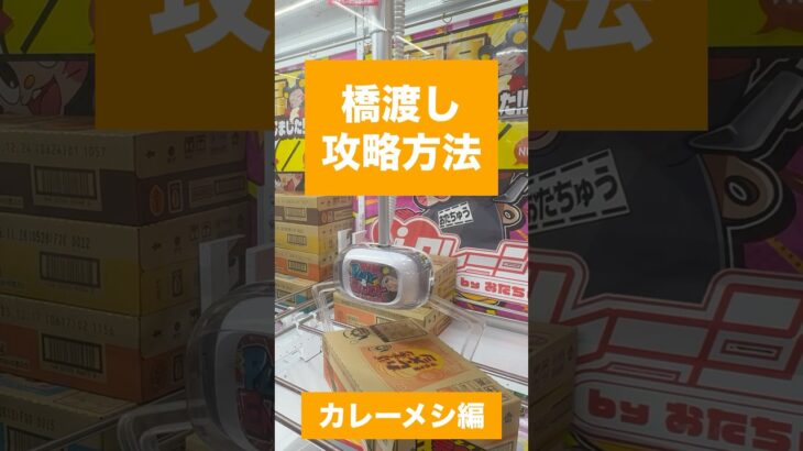 【クレーンゲーム】橋渡し攻略法　カレーメシ編　#クレーンゲーム #UFOキャッチャー #橋渡し攻略 #カレーメシ #クレーンゲーム攻略 #箱物攻略