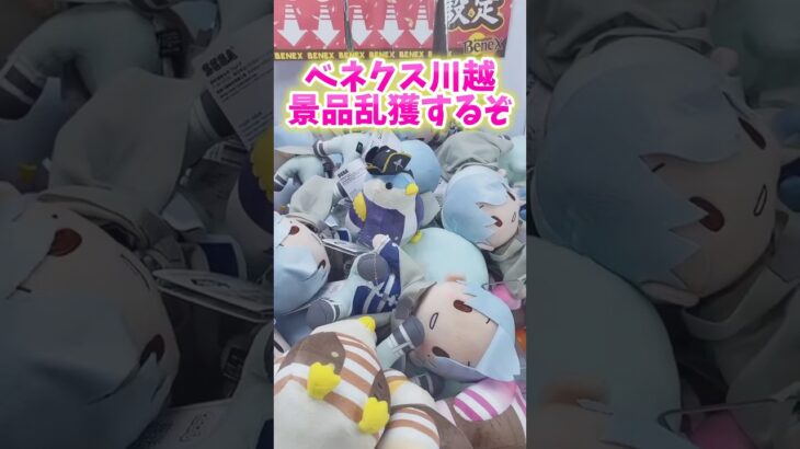 ベネクス川越で景品乱獲するぞ#クレーンゲーム #UFOキャッチャー #クレーンゲーム攻略 #ゲームセンター #埼玉県