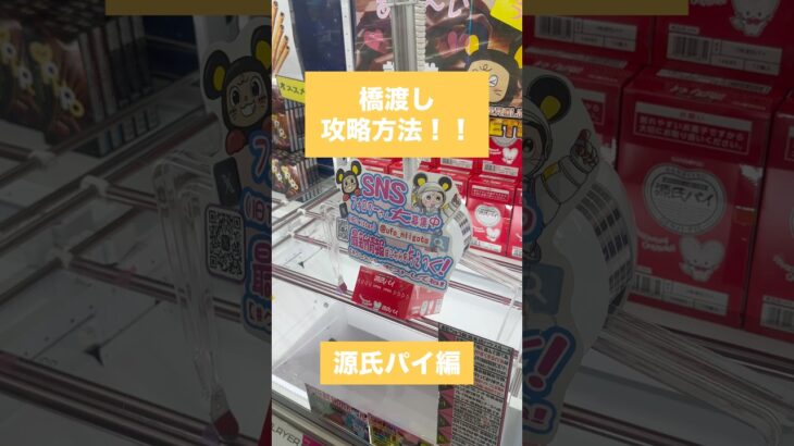 【クレーンゲーム】橋渡し攻略方法 源氏パイ編 クレーンゲーム #橋渡し #源氏パイ #クレーンゲーム攻略 #UFOキャッチャー #攻略方法 #お菓子 #橋渡し攻略 #クレーンゲームのコツ #景品ゲット