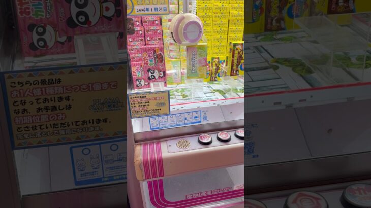 この取り方試してみて！！簡単にget〜✨#クレーンゲーム #ufoキャッチャー #ゲームセンター #get #攻略#簡単#4歳 #shorts