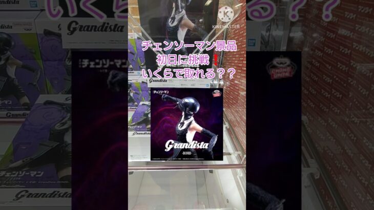 【クレーンゲーム】チェンソーマン劇場版レゼ篇いくらで取れるの？ #shorts