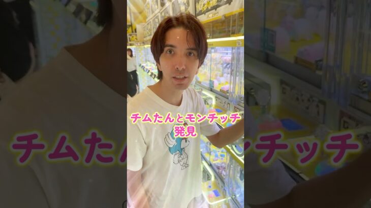 チムたん見っけ〜🤩モンチッチのお友達を連れて帰ろう🥰＃ #クレーンゲーム#ミニクレーンゲーム #shorts #shortvideo #モンチッチ
