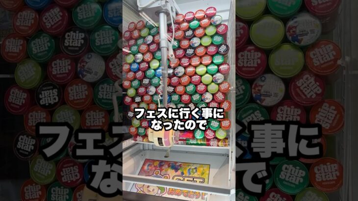 フェスに行く事になったのでゲーセンで調達したらまさかの結果に、、、 #shorts #クレーンゲーム #ufoキャッチャー #ゲーセン #ゲームセンター #arcade #clawmachine