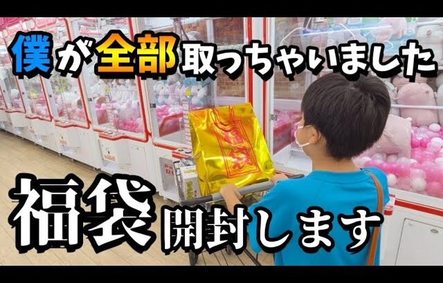 【クレーンゲーム】念願の福袋!!少年が超優良ゲームセンターでお菓子食料品を狙った結果···【ufoキャッチャー 回遊館】
