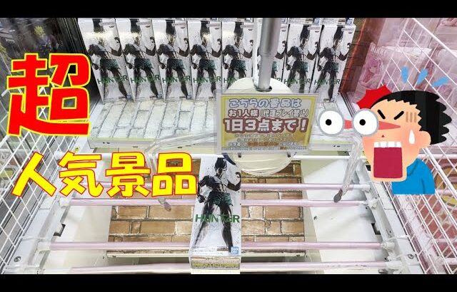 クレーンゲーム　超人気景品なのに個数制限３個！？　気になったのでプレイしてみた！！