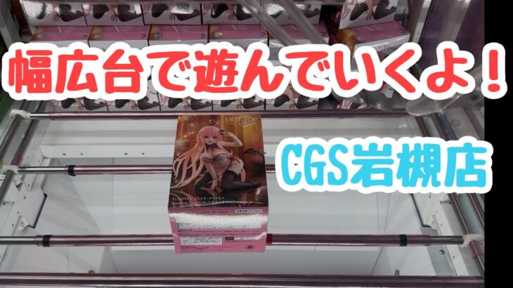 【クレーンゲーム】新景品がないけど、幅広台で遊んできた！