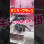 【ぬいぐるみ攻略】パンサーブラックを引っ掛けゲット！！！