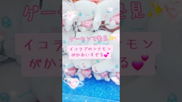《シナモン》クレーンゲームの景品にイコラブ！？💕《サンリオ》#シナモン #サンリオ #イコラブ #コラボ #クレーンゲーム #ゲーセン