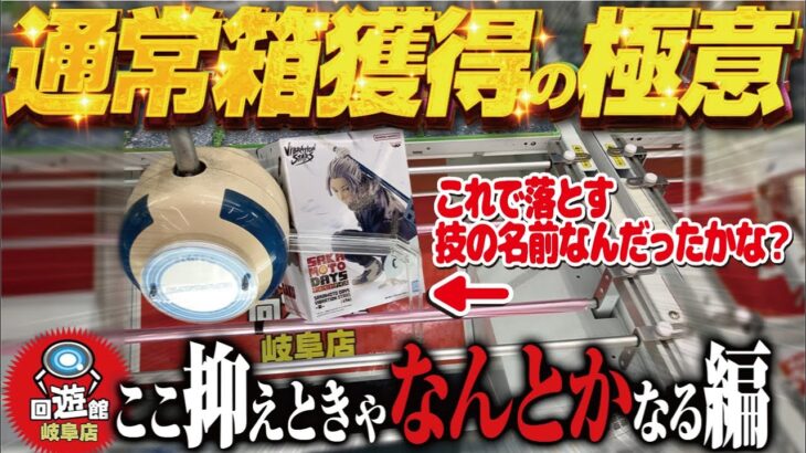 【クレーンゲーム】通常の箱ならこれだ！綺麗な落とし方をおみせしたい！回遊館岐阜店！