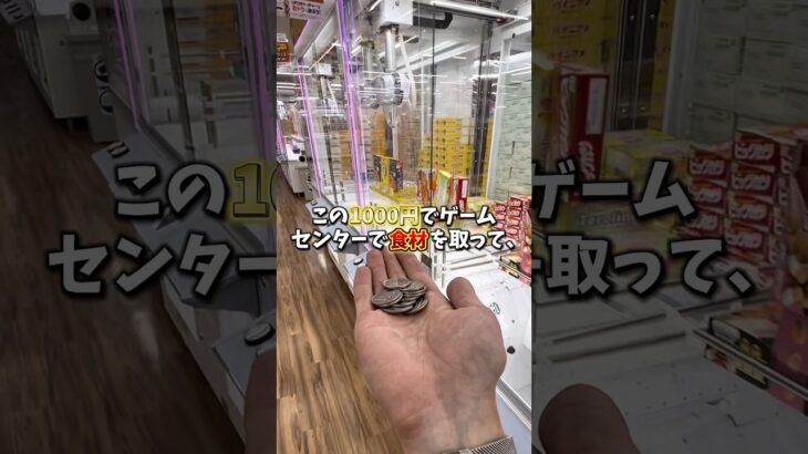 【ゲーセン】金欠すぎるので食品を買うより安く取って節約していこうと思います(？)