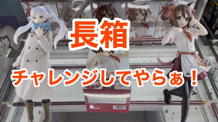 【クレーンゲーム】長箱に挑戦してやらぁ！！！
