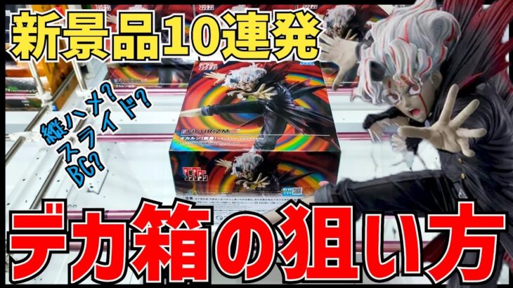 【クレーンゲーム】久しぶりのデカ箱!どうやって狙う!?新景品10連発!