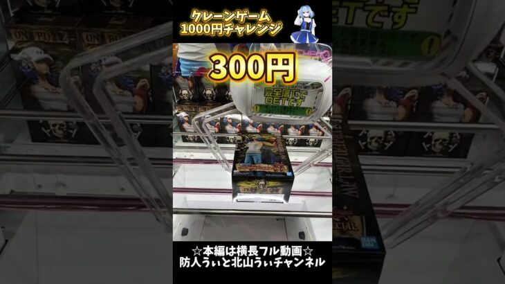 クレーンゲーム1000円チャレンジ#クレーンゲーム #クレーンゲーム攻略 #ufoキャッチャー #ゲームセンター #ゲーセン
