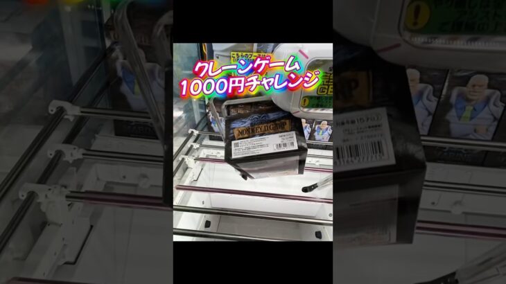 クレーンゲーム1000円チャレンジ#クレーンゲーム #クレーンゲーム攻略 #ufoキャッチャー #ゲームセンター #ゲーセン #ワンピース