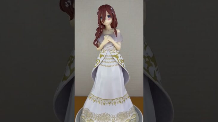 10/28登場 五等分の花嫁* 中野三玖フィギュア五等分の花嫁アニメ原画展ver.  重心・開封情報