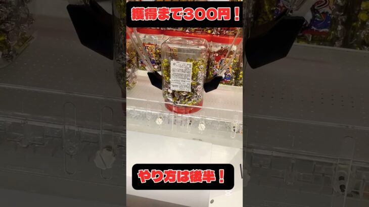 獲得まで300円! 【クレーンゲーム/UFOキャッチャー】 #クレーンゲーム #ゲームセンター  #ufoキャッチャー #ポット #ポット大 #ひとくちまぐろ #攻略