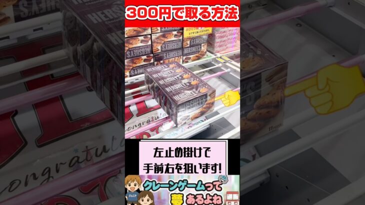 300円で取る方法！#クレーンゲーム #クレーンゲーム攻略 #ufoキャッチャー #shorts #ゲームセンター
