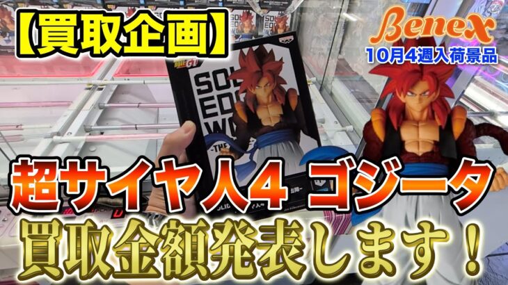 【クレーンゲーム】【買取企画】超サイヤ人4ゴジータ　安定のドラゴンボール！結果は？？　＠ベネクス川崎店