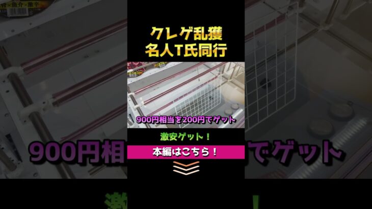 クレーンゲームの名人に同行してみたらすごい結果に✨ ゲームセンターで乱獲しまくります！ お菓子もフィギュアも少ない手数でゲット！ 【橋渡し攻略】（ショート5） #クレーンゲーム #ゲームセンター