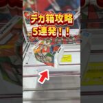 【クレーンゲーム】デカ箱攻略5連発！万代書店川越店にて！ #ufoキャッチャー  #クレーンゲーム #チェンソーマン #東京喰種 #幽遊白書 #万代書店川越店