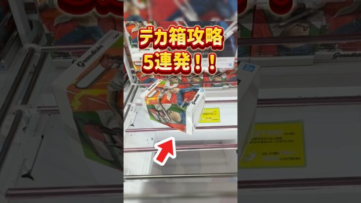 【クレーンゲーム】デカ箱攻略5連発！万代書店川越店にて！ #ufoキャッチャー  #クレーンゲーム #チェンソーマン #東京喰種 #幽遊白書 #万代書店川越店