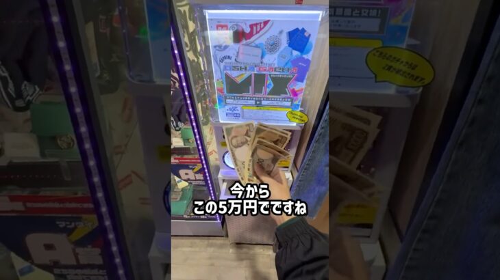 出張先が寒すぎたので500円ガチャで暖かい服を狙ってみたらまさかの、、、#shorts #クレーンゲーム #ufoキャッチャー #ゲーセン #ゲームセンター #万代 苫小牧店