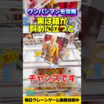 【クレーンゲーム】箱が斜めに立つとチャンス！ワンパンマン デカ箱フィギュア攻略！Claw Machine One-Punch Man Big Box WIN🔥