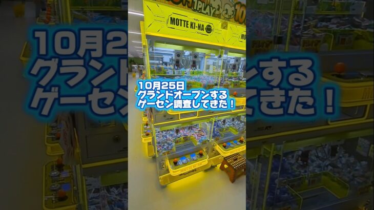 【 クレーンゲーム 】静岡県掛川最大級！オープン前のゲーセン調査してきた！【 もってきーな KAKEGAWA ufoキャッチャー 】 #ゲームセンター #クレーンゲーム