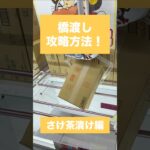 【クレーンゲーム】橋渡し攻略方法 さけ茶漬け編　#クレーンゲーム #橋渡し #攻略方法 #UFOキャッチャー #取り方 #さけ茶漬け #お菓子攻略 #ゲーセン #クレーンゲームのコツ #アーム攻略