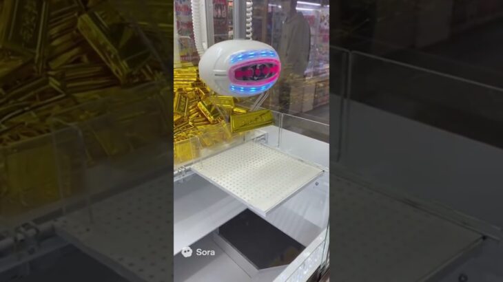 「ドラッグストアにUFOキャッチャー…しかも景品が“金”」#UFOキャッチャー #クレーンゲーム #カリーノ #景品が強い #衝撃映像 #金が取れる店 #Shorts #バズれ