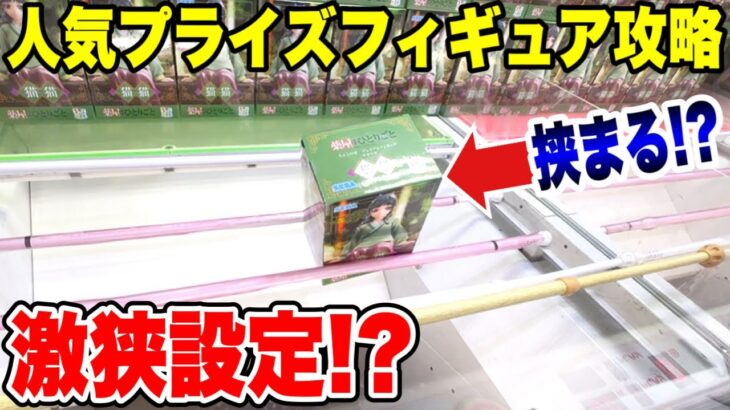 【クレーンゲーム】人気プライズフィギュア攻略!激狭橋渡し設定がヤバすぎた!VENEX川越店で挑戦!/ Crane Game Prize Figure Challenge
