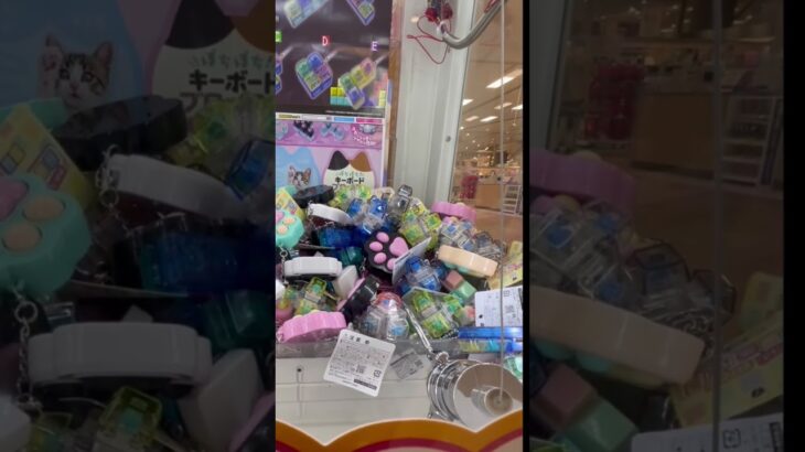 カチカチスイッチ見ると毎回欲しくなる。今回はクリスタルバージョン。 #クレーンゲーム #clawmachinemaster #clawmachine